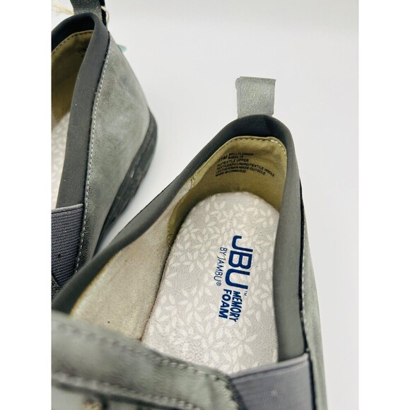 JBU Jambu Shoes Women 11 M BellFlower Slip On Memory Foam Gray Sneakers - Picture 6 of 7